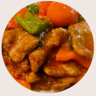 Ternera Salteada con Salsa Picante