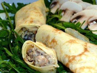Crêpe Poulet & Champignon