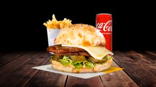 Meniu cheeseburger de pui