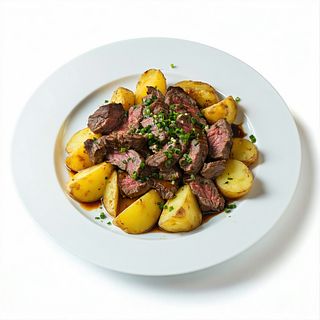 Plato Carne Y Patatas