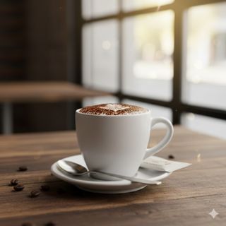 Capuccino con cacao