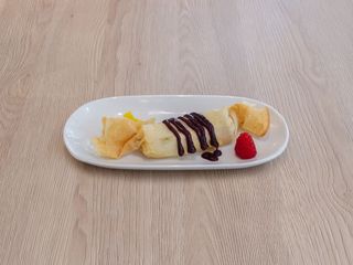 Tapa De Caramelo De Camembert Con Mango