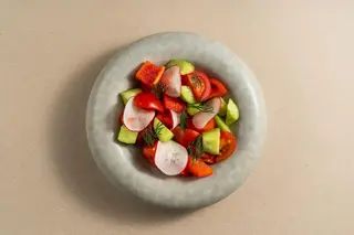 ENSALADA DE CAMPO/овощной салат со сметаной
