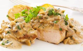 Escalope de Volaille Crème Champignons