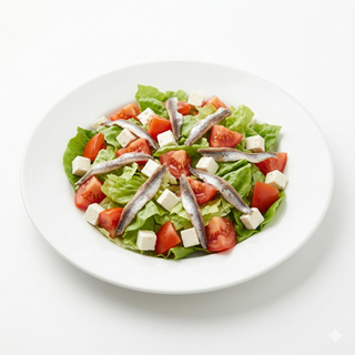 Ensalada De Queso Y Anchoas