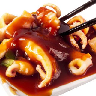 Calamares Con Salsa Picante