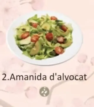 2. Amanida D'Alvocat