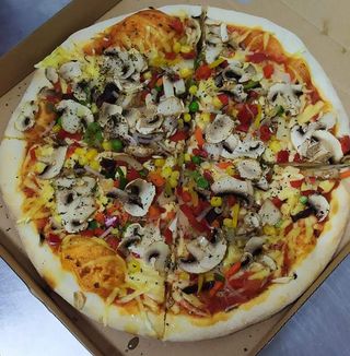 Pizza sa povrćem (posna) 32cm