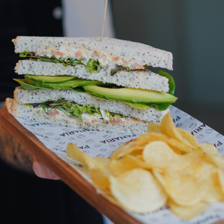 Sándwich Club Salmón 