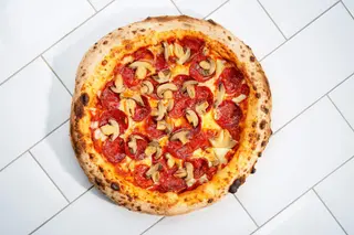 Pizza Pepperoni mushroom