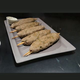 Brochettes Kafta + Frites