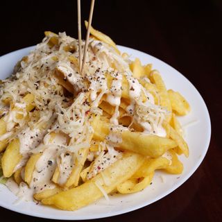 Patatine dippers con cacio e pepe