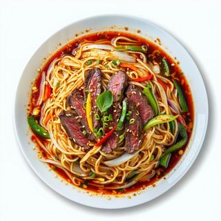 42 Pad thai con manzo