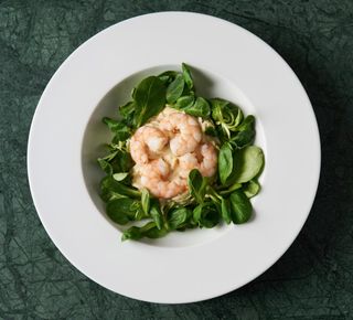 Rémoulade de Aipo e Camarão