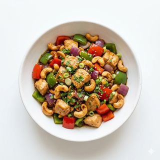 Pollo Con Anacardos (Cebolla Y Pimientos)
