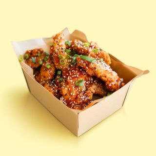Sticky chicken fingers (BM)