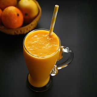 Mango Milk Shake-500ml Glass