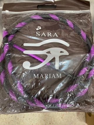 Manguera Cachimba negra y morada de rayas 