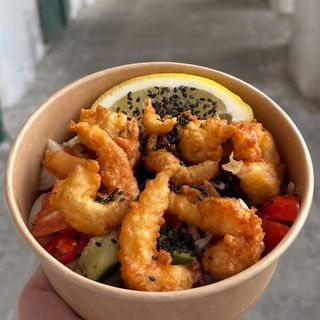 Мексиканський овочевий салат з креветкою (325г)