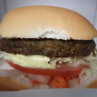 Hamburguesa mijo maiz y garbanzo