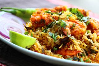prawn biryani