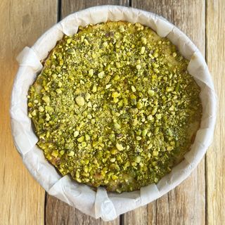 Tarta mini de pistacho (2 personas)