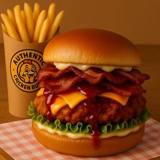 Menú Burger Big casa  con patatas