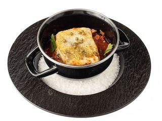 Судак запечений з овочевим лечо (160/100/20g)