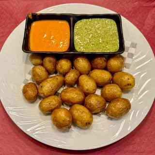 Papas arrugas con mojo picon