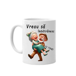 Cana personalizata cuplu batranei