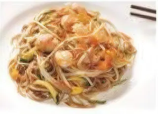 207 Yaki soba gamberi spaghetti di grano saraceno
