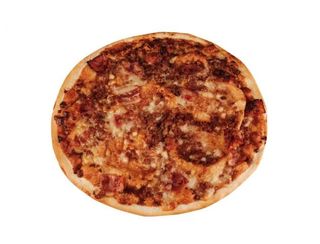 Pizza Barbacoa pequeña 29x29 cm + refresco lata
