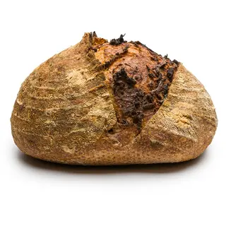 Pâine rustică cu maia și ceapă caramelizată