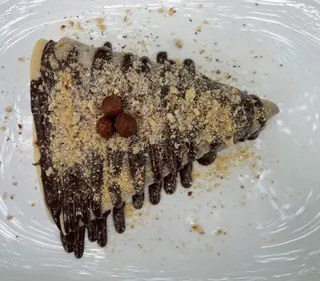 Palačinka Nutella, Plazma lješnik, preliv od čokolade