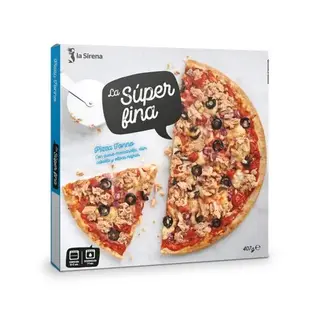Pizza Tonno La Súper Fina Caja 407 Gr.
