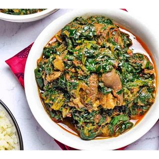 Vegetable Soup (with Protein & Swallow)