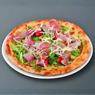 Pizza Filetto rucola e scaglie