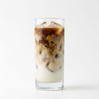 Iced cube latte