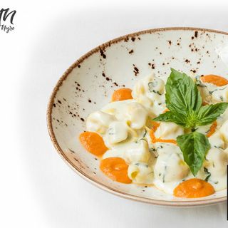 Fiocchi de queso y pera