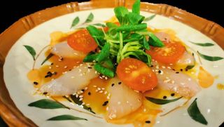 21. Carpaccio di pesce bianco