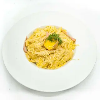 Pâtes carbonara (halal)