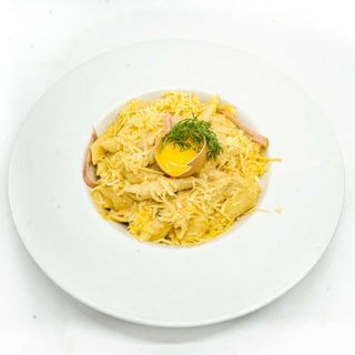 Pâtes carbonara (halal)