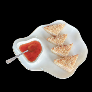 Pan Tostado Con Langostino Y Sesamo (4 Uds.)