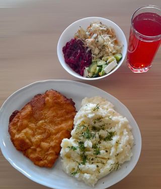 Zestaw z ziemniakami