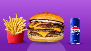 Meniu Triplu Smash Cheese