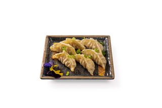Gyoza di pollo e verdure alla piastra