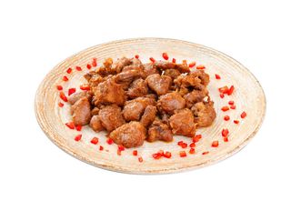 Пилешки сърца в соев сос (200г)