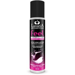 Luxuria Feel Lubricante Base Agua Anal 60 Ml