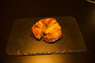 Croissant Planchado De  Nutella