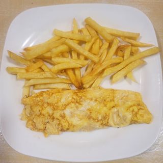 Tortilla francesa con patatas